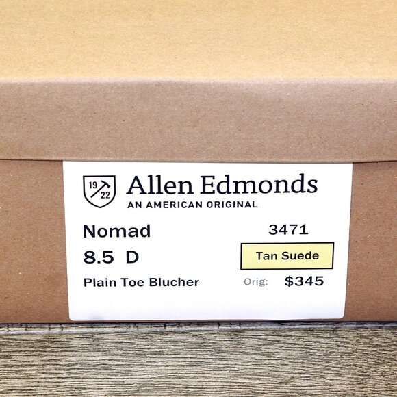 Allen Edmonds NOMAD 8.5 D Tan Suede * add $15 new Cedar Trees main image 13